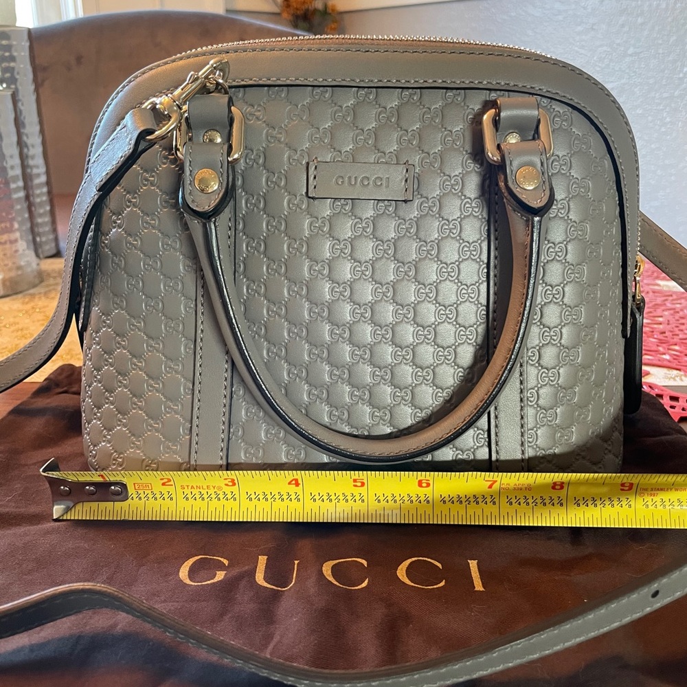 Gucci MiniDome Micro Guccissima Crossbody.